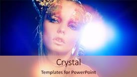  Presentation with golden light - Colorful PPT theme enhanced with people diffus - art project beautiful woman backdrop and a  colored foreground