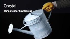  Presentation with black hand - Amazing presentation design having people diffus - hand holding metal watering can backdrop and a wine colored foreground