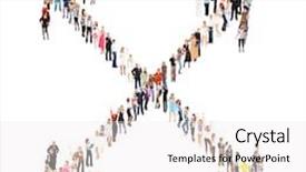  Presentation with diversity - Cool new presentation design with people diversity achievement idea backdrop and a white colored foreground