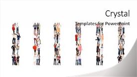  Presentation with culture diversity - PPT theme enhanced with people diversity office culture background and a white colored foreground