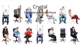  Presentation with culture diversity - PPT theme enhanced with people diversity office culture background and a white colored foreground