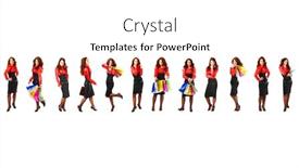  Presentation with diversity - Amazing theme having people-diversity-teamwork-achievement backdrop and a white colored foreground