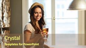  Presentation with alcohol - Presentation with people drinks alcohol and leisure background and a tawny brown colored foreground