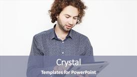  Presentation with tehnology - PPT theme featuring people education and tehnology concept background and a gray colored foreground