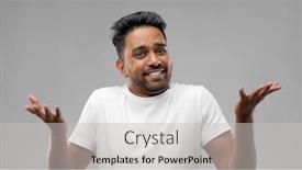  Presentation with emotion - Amazing slide set having people-emotion-and-expression-concept backdrop and a light gray colored foreground