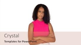  Presentation with angry teen - Slides consisting of people-emotions-teen-maximalism-concept background and a coral colored foreground