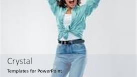  Presentation with ethnicity - Beautiful presentation design featuring people-ethnicity-and-portrait-concept backdrop and a lemonade colored foreground