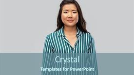  Presentation with ethnicity - Colorful slide set enhanced with people-ethnicity-and-portrait-concept backdrop and a ocean colored foreground