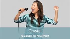  Presentation with ethnicity - Slide deck consisting of people-ethnicity-and-portrait-concept background and a seafoam green colored foreground