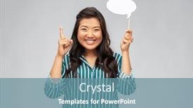  Presentation with ethnicity - Slide set featuring people-ethnicity-and-portrait-concept background and a teal colored foreground