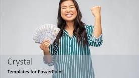  Presentation with ethnicity - PPT theme with people-ethnicity-and-portrait-concept background and a light gray colored foreground