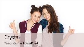  Presentation with teens - Amazing theme having kids it best - people friends teens and friendship backdrop and a lemonade colored foreground