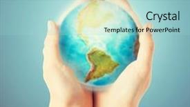  Presentation with population - Cool new PPT theme with people geography population and peace backdrop and a light blue colored foreground