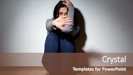  Presentation with domestic violence - Cool new slides with people grief and domestic violence backdrop and a  colored foreground