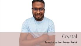  Presentation with african beauty - PPT theme consisting of people-grooming-and-beauty-concept background and a coral colored foreground