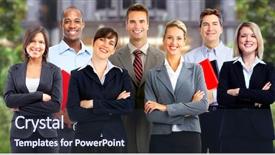  Presentation with accounting - Presentation theme featuring people group finance and accounting background and a tawny brown colored foreground