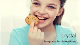  Presentation with indian sweets festive food - Cool new PPT theme with people happy childhood food sweets backdrop and a light blue colored foreground