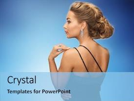 People Holidays Jewelry And Glamour PPT template 15 | CrystalGraphics