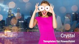  Presentation with teen food - Slides featuring people holidays junk food background and a purple colored foreground