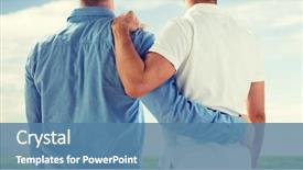  Presentation with sex - Presentation design featuring people homosexuality samesex marriage gay background and a teal colored foreground