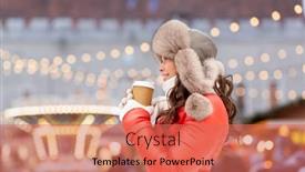  Presentation with people grief and mourning concept - Audience pleasing PPT layouts consisting of people-hot-drinks-and-holidays backdrop and a coral colored foreground