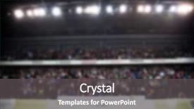  Presentation with basketball court - Theme having people in a basketball background and a dark gray colored foreground