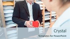  Presentation with patriotic we the people - Amazing theme having people in his showroom material backdrop and a sky blue colored foreground