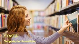  Presentation with knowledge - Audience pleasing slide set consisting of people knowledge education and school backdrop and a tawny brown colored foreground