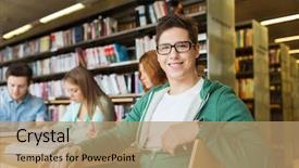  Presentation with knowledge - PPT layouts enhanced with people knowledge education and school background and a  colored foreground