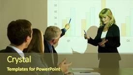  Presentation with old people help the people - Presentation design having people listening to a video background and a tawny brown colored foreground