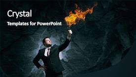  Presentation with lost people - Presentation theme with people lost money - he is searching for solution background and a black colored foreground