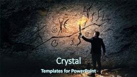  Presentation with lost people - Beautiful presentation theme featuring people lost money - he is searching for solution backdrop and a wine colored foreground