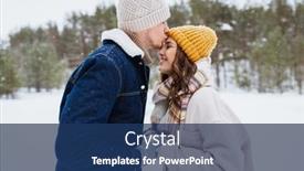  Presentation with forest winter - 