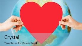  Presentation with health environment - Amazing slide deck having people love health environment backdrop and a light blue colored foreground