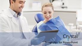  Presentation with health care - Amazing presentation theme having people medicine stomatology and health backdrop and a  colored foreground