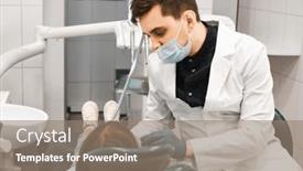  Presentation with technology health - Slides featuring people-medicine-stomatology-technology background and a gray colored foreground