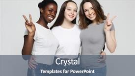  Presentation with friendship - Colorful presentation enhanced with people migration - multiethnic friendship concept cheerful european backdrop and a ocean colored foreground