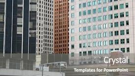  Presentation with rise - Amazing slide set having people mover in downtown detroit backdrop and a gray colored foreground