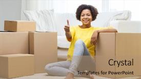  Presentation with old people play - Amazing slide set having people moving new place gesture backdrop and a coral colored foreground