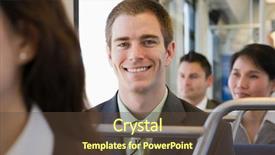  Presentation with rail - PPT layouts consisting of people on light rail background and a tawny brown colored foreground