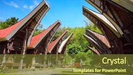  Presentation with sulawesi - Slide deck consisting of people on sulawesi island indonesia background and a tawny brown colored foreground