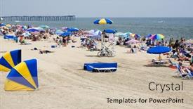  Presentation with virginia - Slide set with people-on-vacation-in-virginia background and a soft green colored foreground