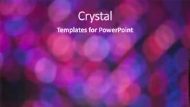  Presentation with party - Cool new PPT layouts with people party - colorful abstract bokeh backdrop and a violet colored foreground