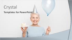  Presentation with maturity - Slides with people-party-aging-and-maturity background and a white colored foreground