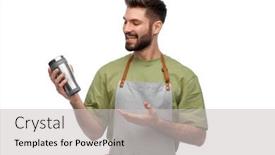  Presentation with job - Slide deck enhanced with people-profession-and-job-concept background and a light gray colored foreground