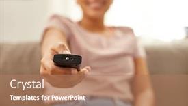  Presentation with race ethnicity - Beautiful theme featuring people-race-ethnicity-and-portrait backdrop and a coral colored foreground