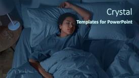  Presentation with african people - Beautiful presentation theme featuring people-relax-and-comfort-concept backdrop and a ocean colored foreground