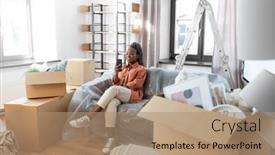  Presentation with real estate - Slide deck enhanced with people-repair-and-real-estate background and a  colored foreground