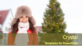  Presentation with old people - Colorful slides enhanced with people season and leisure concept backdrop and a tawny brown colored foreground