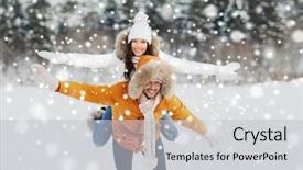  Presentation with season - Audience pleasing PPT layouts consisting of people season love and leisure backdrop and a light gray colored foreground